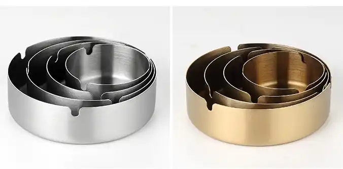 custom metal ashtrays style