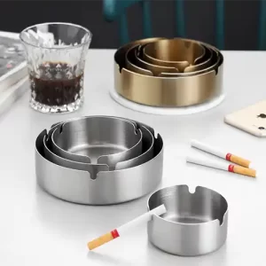 metal ashtrays